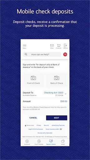 Скриншот 5 — Bank of America Mobile Banking