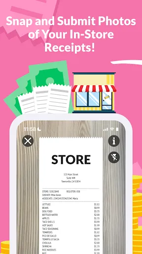 Скриншот 2 — Receipt Hog: Cash for Receipts