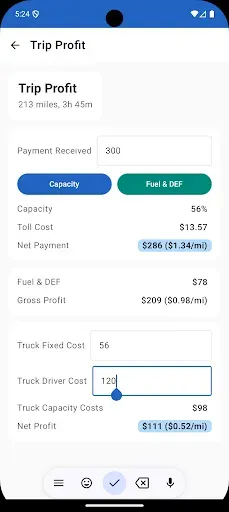 Скриншот 8 — Toll Calculator GPS Navigation
