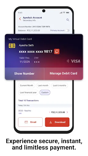 Скриншот 2 — Union ease - Mobile Banking