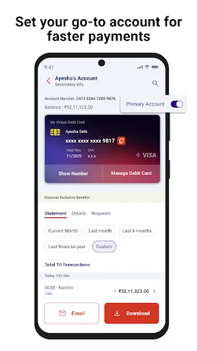 Скриншот 3 — Union ease - Mobile Banking