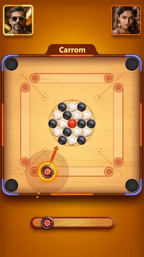 Скриншот 1 — Carrom Go-Disc Board Game