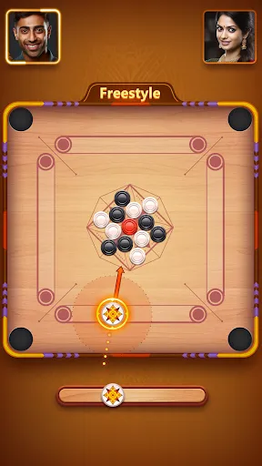 Скриншот 3 — Carrom Plus-Disc Board Game
