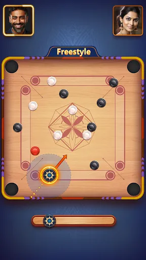 Скриншот 4 — Carrom Plus-Disc Board Game