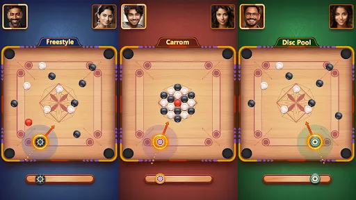 Скриншот 6 — Carrom Plus-Disc Board Game