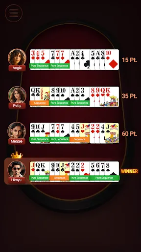 Скриншот 4 — Rummy Go - Indian 13 card game