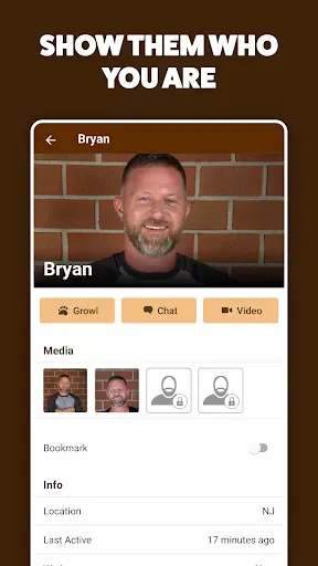 Скриншот 2 — GROWLR: Gay Bears Near You