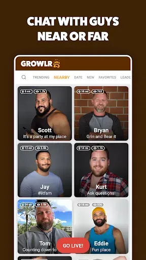 Скриншот 5 — GROWLR: Gay Bears Near You