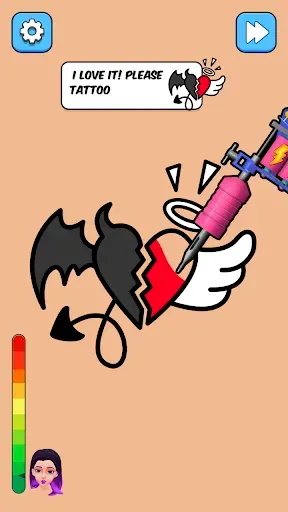 Скриншот 3 — The Ink Tattoo Drawing Studio