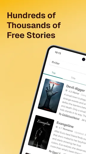 Скриншот 2 — Inkitt: Books, Novels, Stories