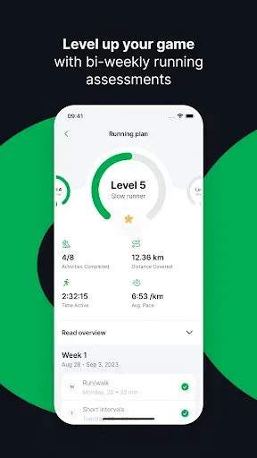 Скриншот 2 — Joggo - Run Tracker & Coach