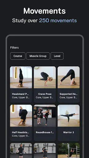 Скриншот 5 — Thenics Flow: Movement Coach
