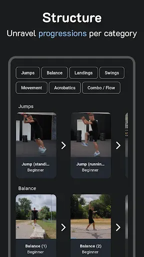 Скриншот 6 — Thenics Flow: Movement Coach