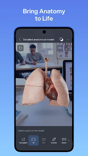 Скриншот 7 — VOKA 3D Анатомия человека