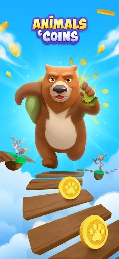 Скриншот 1 — Animals & Coins: Animal Run