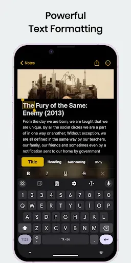 Скриншот 4 — Notes: Simple iOS Notepad
