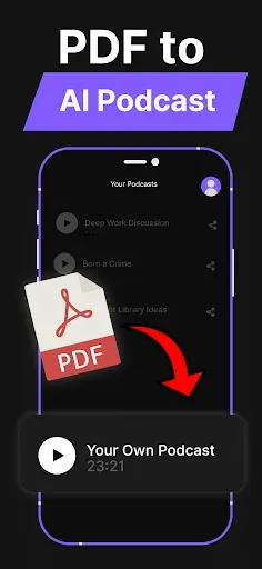 Скриншот 1 — AI Notebook - LM Podcast Maker