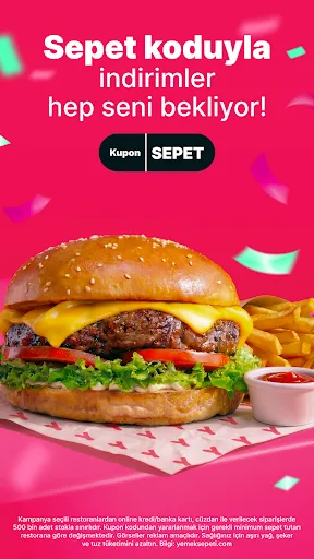Скриншот 2 — Yemeksepeti - Yemek & Market