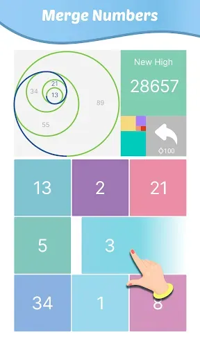 Скриншот 1 — Fibo - Numbers Game