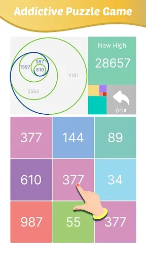 Скриншот 2 — Fibo - Numbers Game