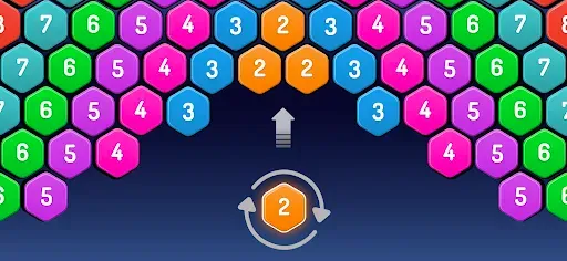 Скриншот 6 — Merge Hexa™ Number Puzzle Game