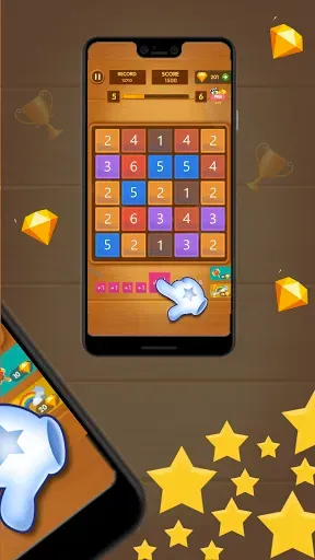 Скриншот 3 — Merge Digits - Puzzle Game