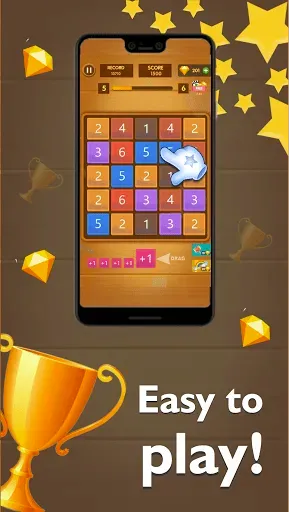 Скриншот 5 — Merge Digits - Puzzle Game