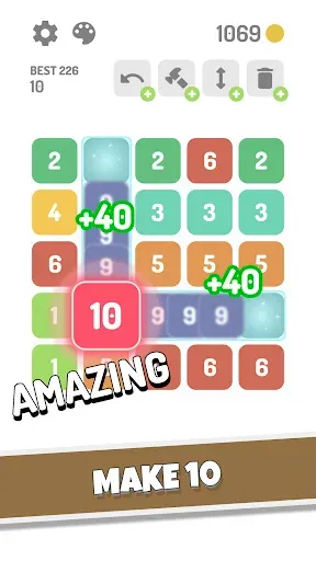 Скриншот 1 — Make 10 - Block Puzzle