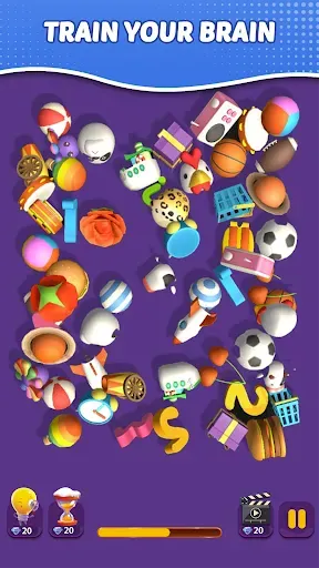 Скриншот 2 — Pair Me 3D : Match 3D Game