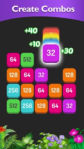 Скриншот 1 — Match цифры: 2048 Block игры