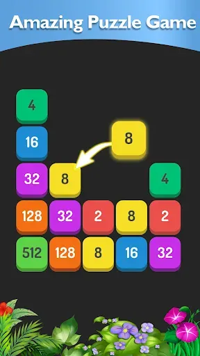 Скриншот 2 — Match цифры: 2048 Block игры