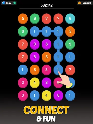 Скриншот 8 — Merge Dots - Number Match Game