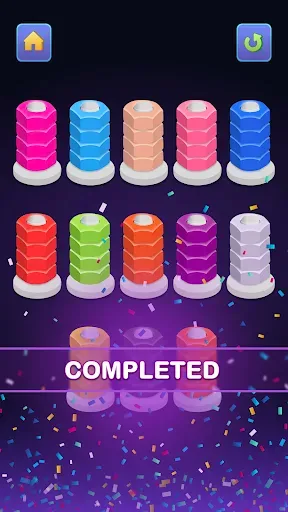 Скриншот 6 — Nuts & Bolts - Color Sort Game