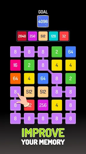 Скриншот 2 — 2048 Match - Number Puzzle