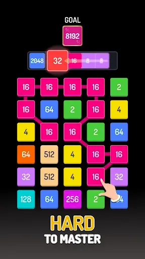 Скриншот 3 — 2048 Match - Number Puzzle