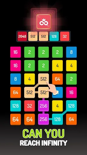 Скриншот 4 — 2048 Match - Number Puzzle