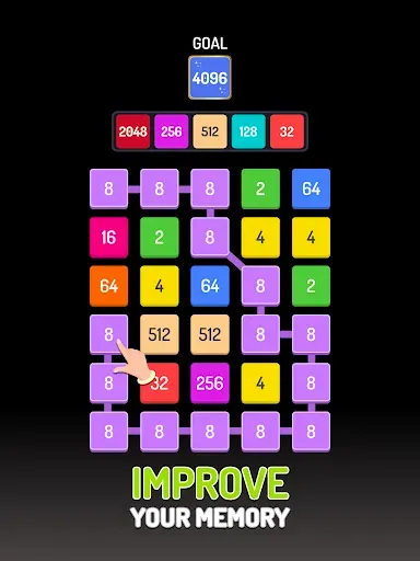 Скриншот 7 — 2048 Match - Number Puzzle