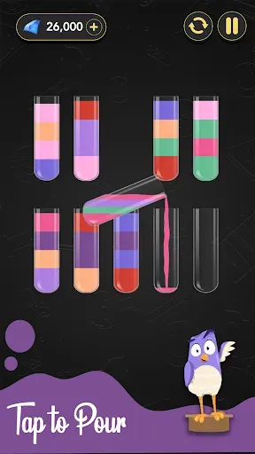 Скриншот 1 — Water Color Sort - Puzzle Game