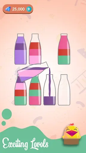 Скриншот 4 — Water Color Sort - Puzzle Game