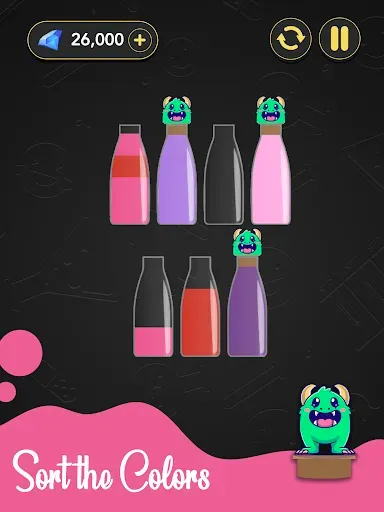 Скриншот 7 — Water Color Sort - Puzzle Game