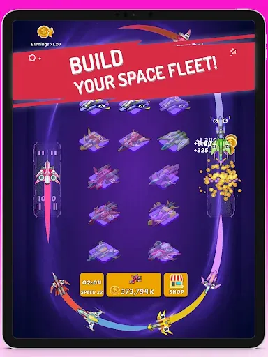Скриншот 6 — Merge Spaceships - Idle Space