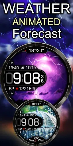 Скриншот 1 — Animated Real Weather Digital