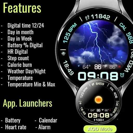 Скриншот 2 — Animated Weather Day & Night