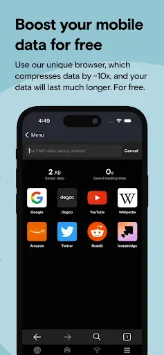 Скриншот 5 — Instabridge eSIM: Global Data
