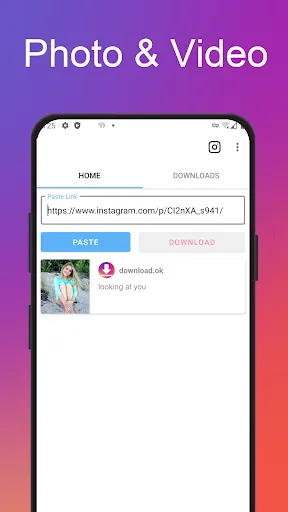 Скриншот 1 — InstSave : Video Downloader