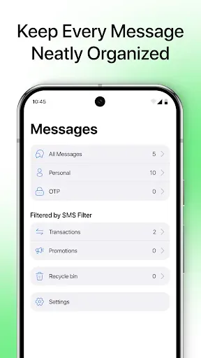 Скриншот 4 — SMS Message App  - iOS 16