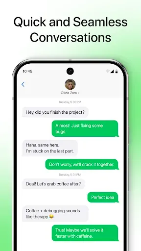 Скриншот 5 — SMS Message App  - iOS 16