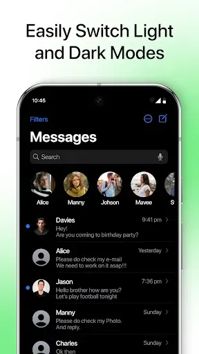 Скриншот 6 — SMS Message App  - iOS 16