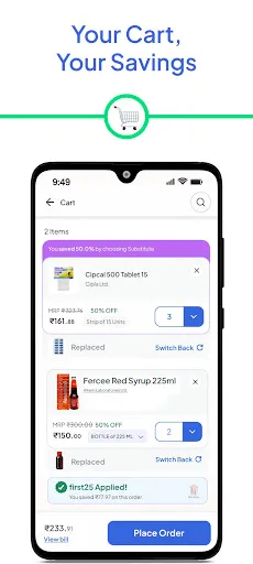 Скриншот 4 — Truemeds: Buy Medicine Online