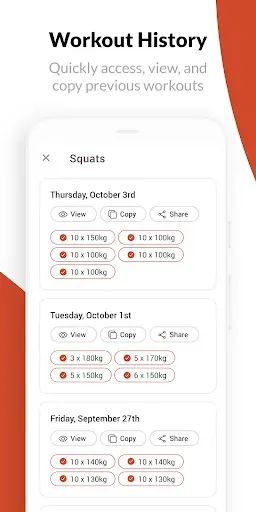 Скриншот 5 — Intensity - Powerlifting Log